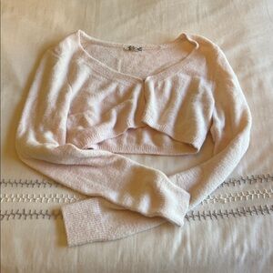 Anthropologie Blush Knit Top